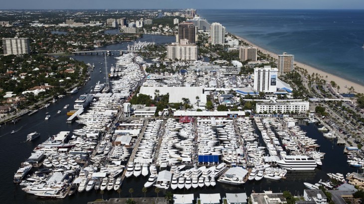 flibs boat show aerial view